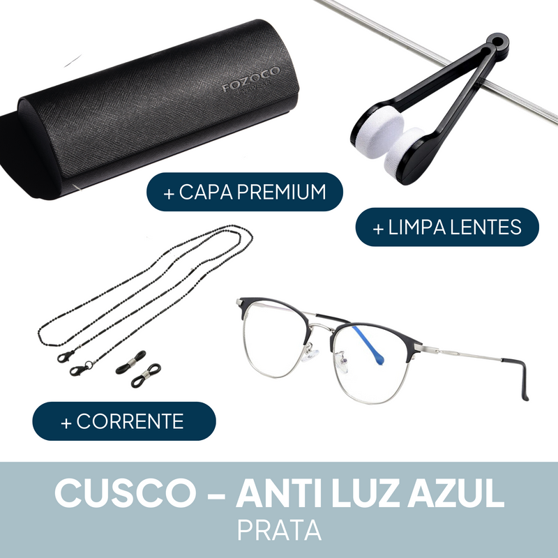 Kit Completo Fozoco - Cusco (Gafas Anti Luz Azul)