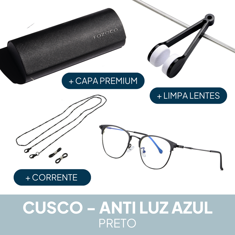 Kit Completo Fozoco - Cusco (Gafas Anti Luz Azul)