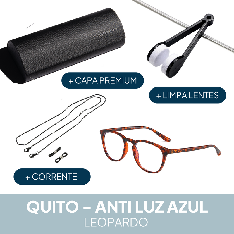 Kit Completo Fozoco - Quito (Gafas Anti Luz Azul)