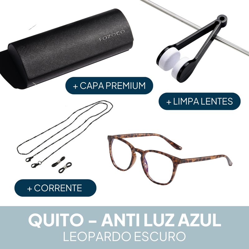 Kit Completo Fozoco - Quito (Gafas Anti Luz Azul)