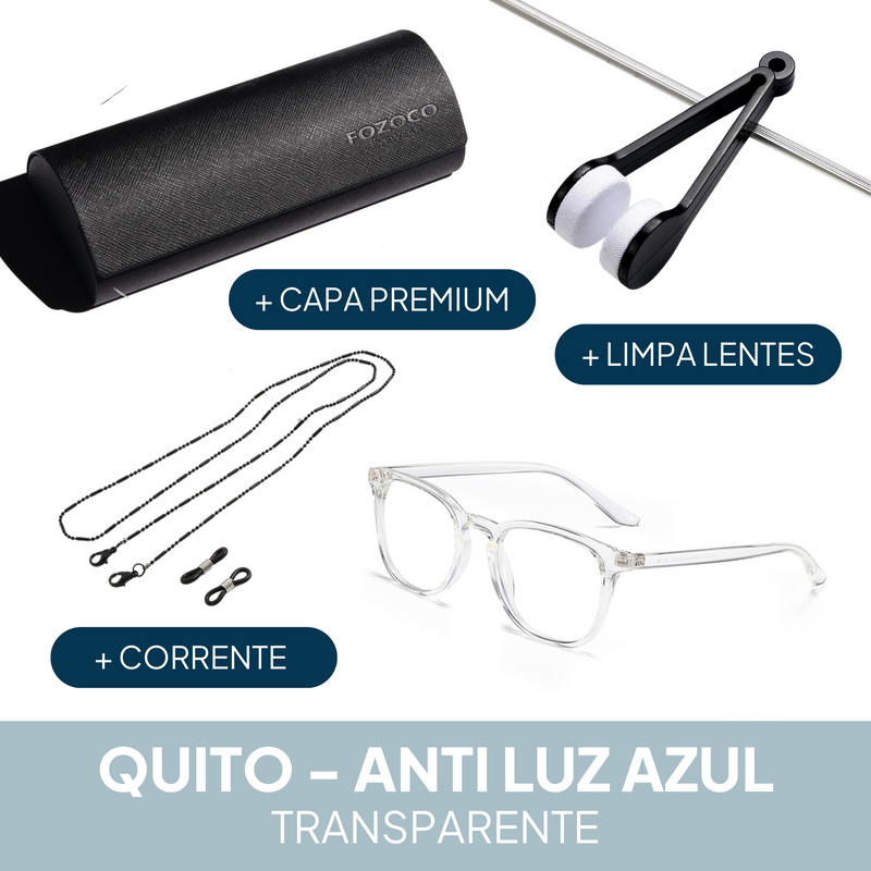 Kit Completo Fozoco - Quito (Gafas Anti Luz Azul)